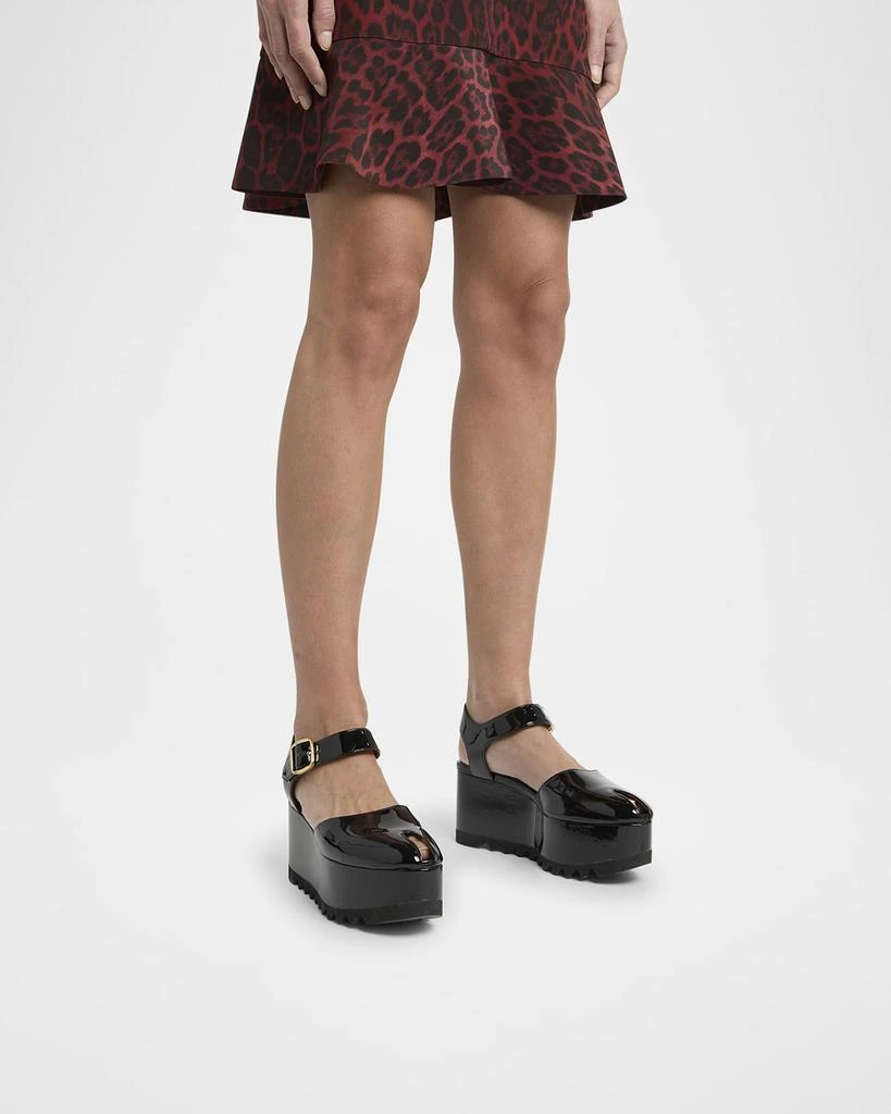 Stella McCartney Elyse Patent Platform Pumps 2