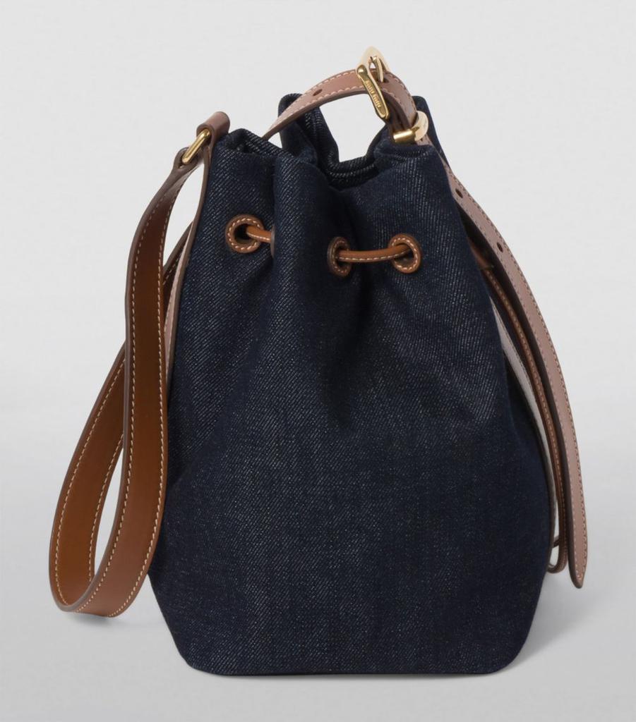 ショルダーバッグ・ポシェット MIU MIU LOGO LEATHER BUCKET BAG Logo leather bucket bag in black - Miu Miu | Mytheresa