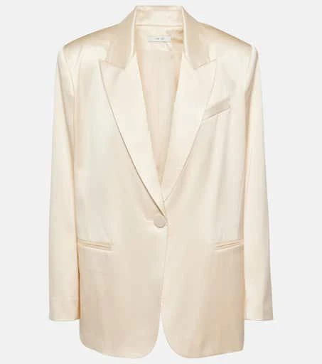 The Sei Oversized silk blazer 1