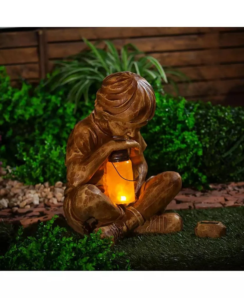 Evergreen Boy with Firefly Statue 2