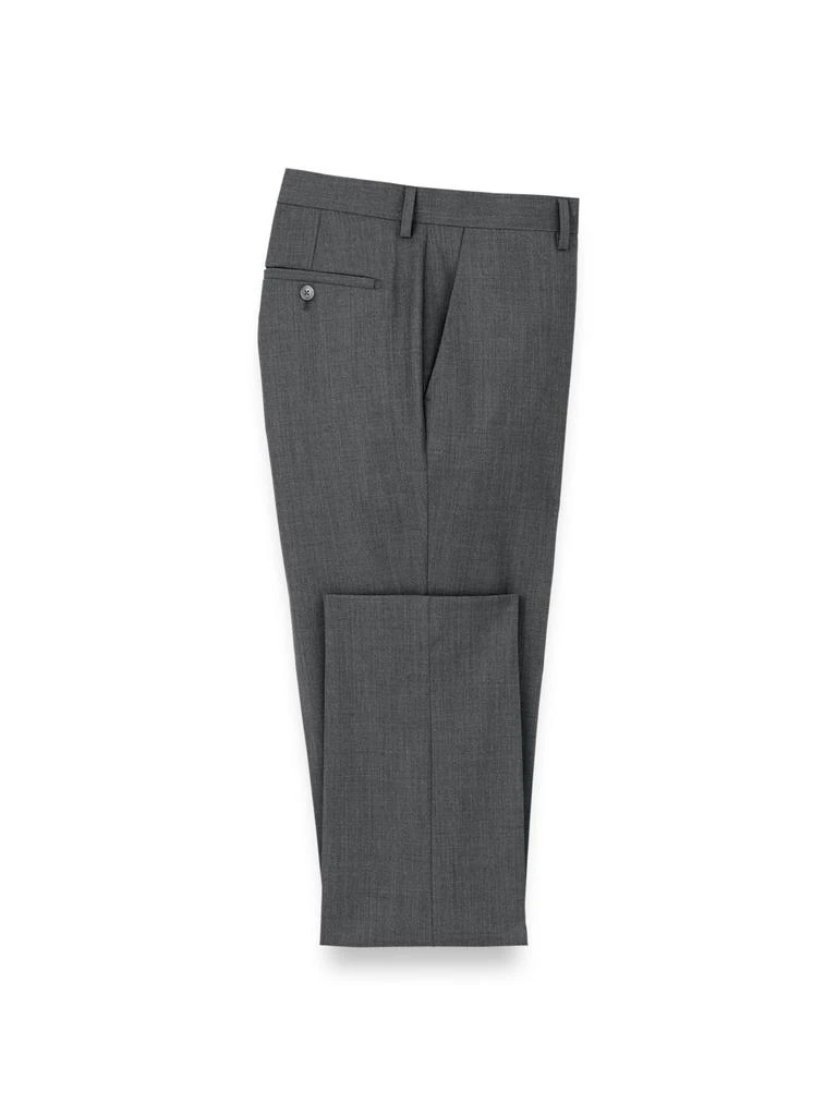 Paul Fredrick Wool Stretch Bengaline Flat Front Suit Pants