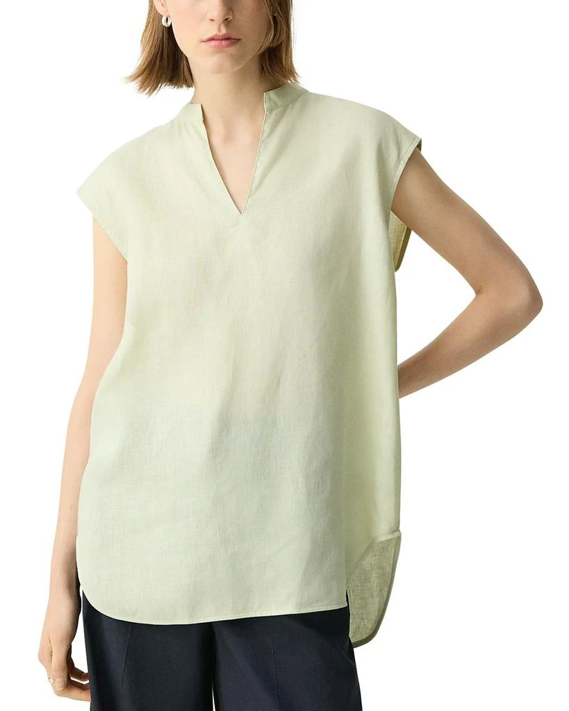 Theory Boxy Linen Top 5