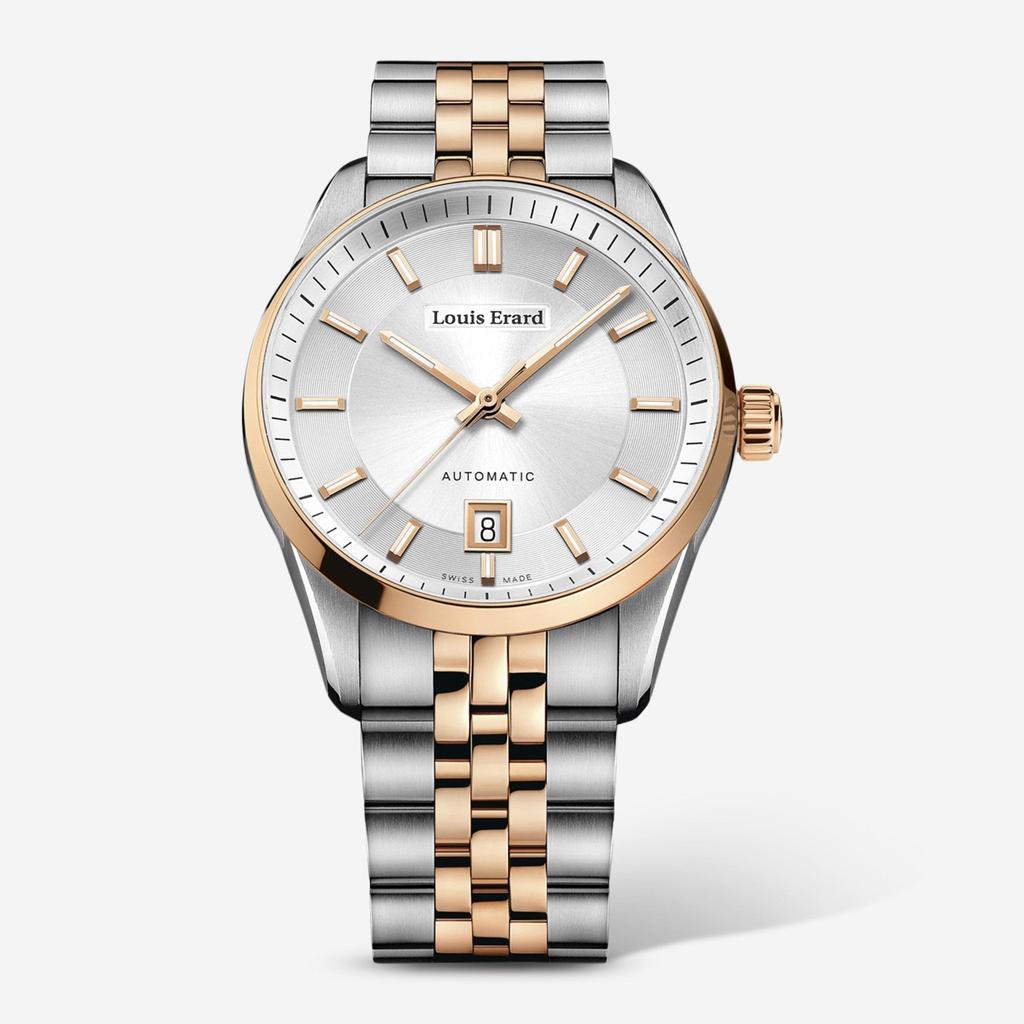 Louis Erard Louis Erard Heritage Silver Dial Two-tone Stainless Steel Men's Automatic Watch 69101AB71.BMA58