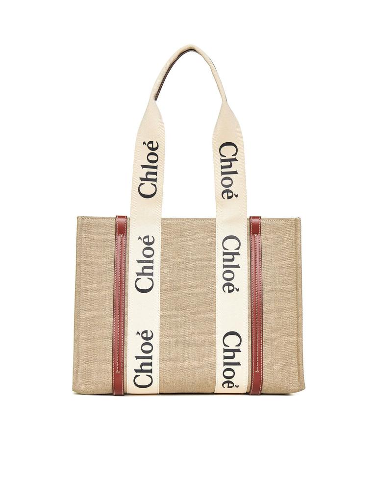 Chloé CHLOé | Woody linen tote bag Chloè | Women | PZ