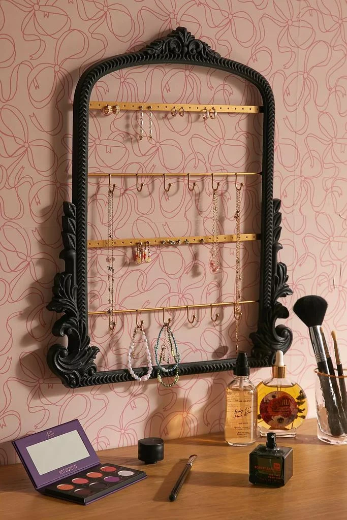 Urban Outfitters Gold Ornate Jewelry Organizer 1