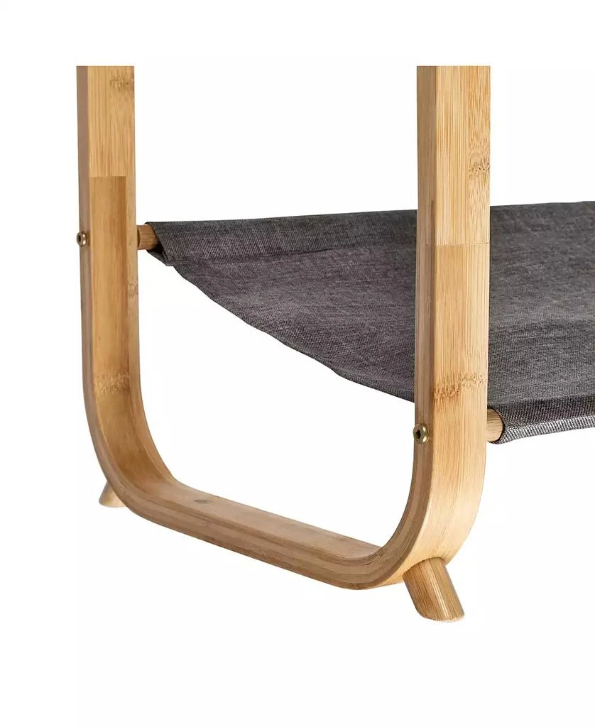 Honey Can Do Bamboo & Canvas Garment Rack 4