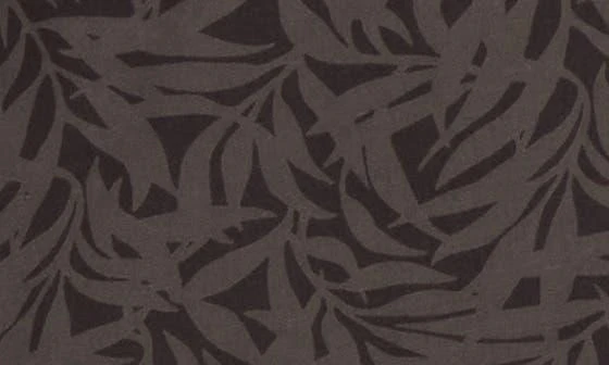 John Varvatos Daryl Leaf Print Cotton & Hemp Drawstring Shorts 4