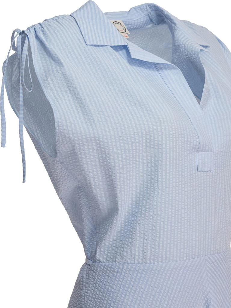 INES DE LA FRESSANGE Ines De La Fressange Tie Sleeve Midi Dress 4