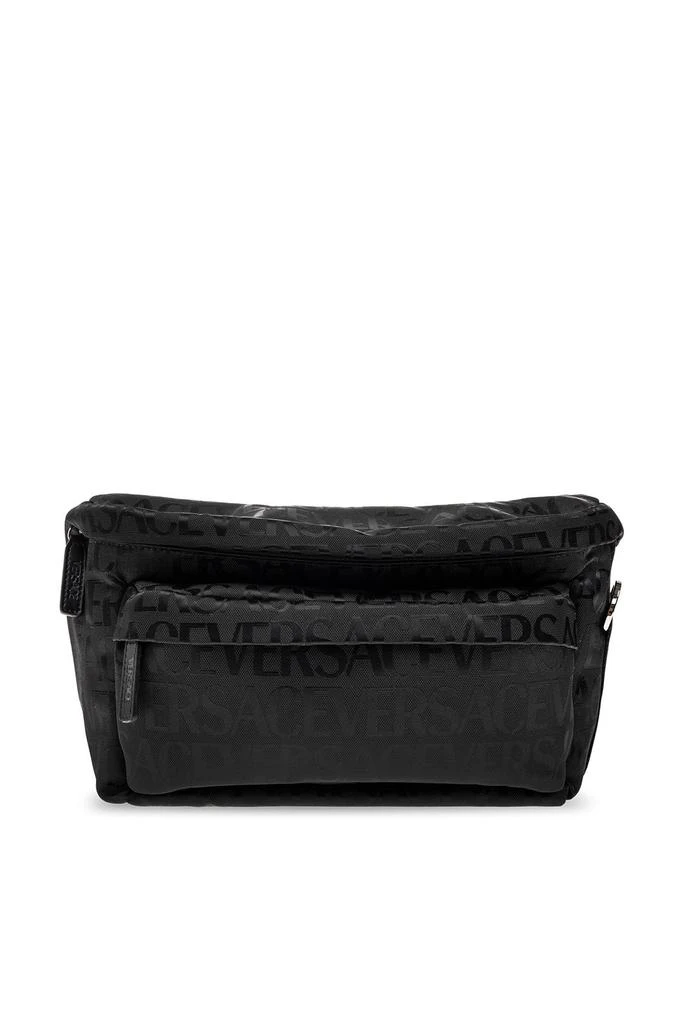 Versace Versace Logo-Printed Zipped Belt Bag 1