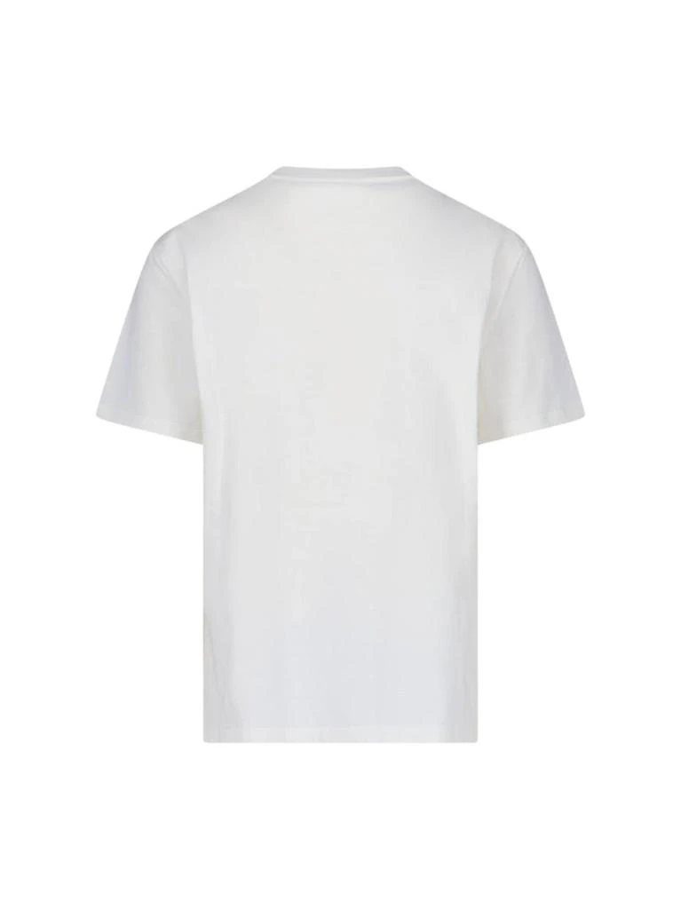 Jil Sander White T-Shirt With Subtle Logo 2