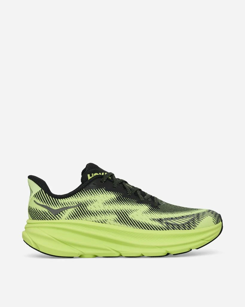 Hoka One One Stealth/Tech Clifton 9 GORE-TEX Sneakers Black / Lettuce 1