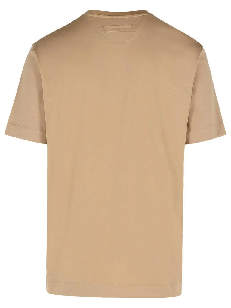 Zegna Zegna Logo Embroidered Crewneck T-Shirt 2