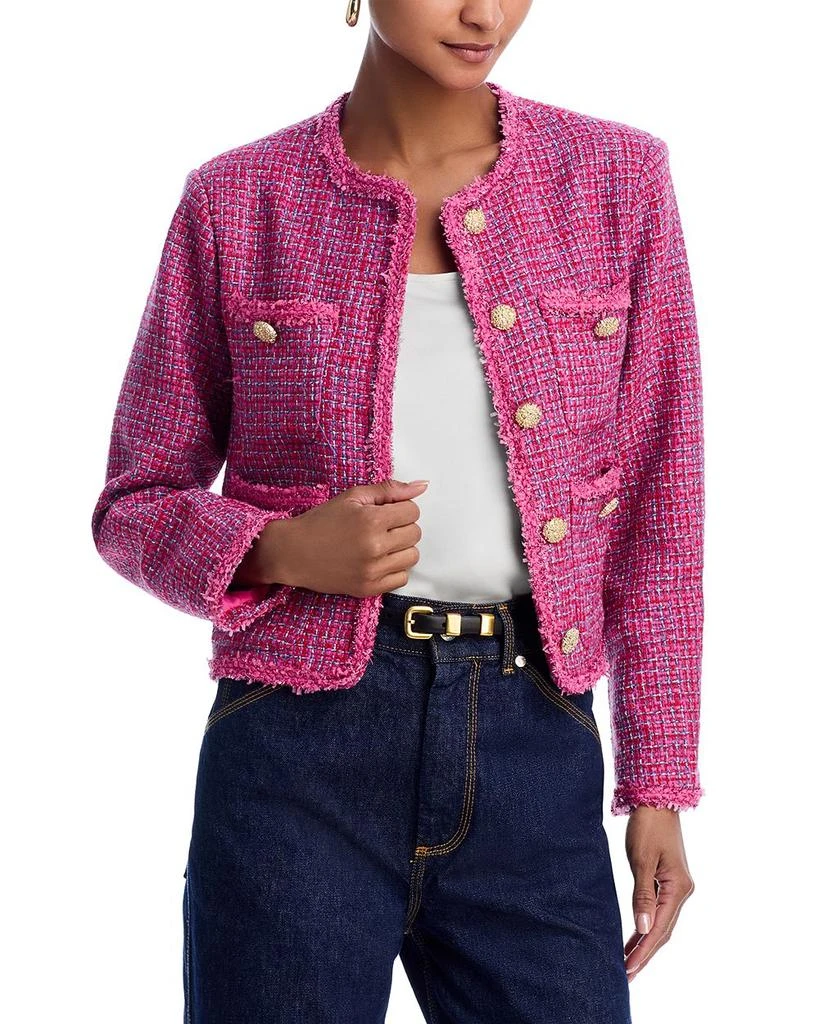 AQUA Four Pocket Tweed Jacket - Exclusive 1