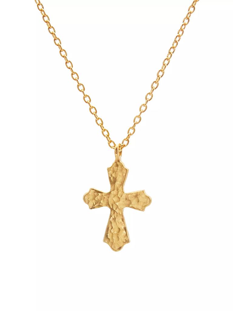 Gurhan Juju 22K & 24K Yellow Gold Small Cross Pendant Necklace
