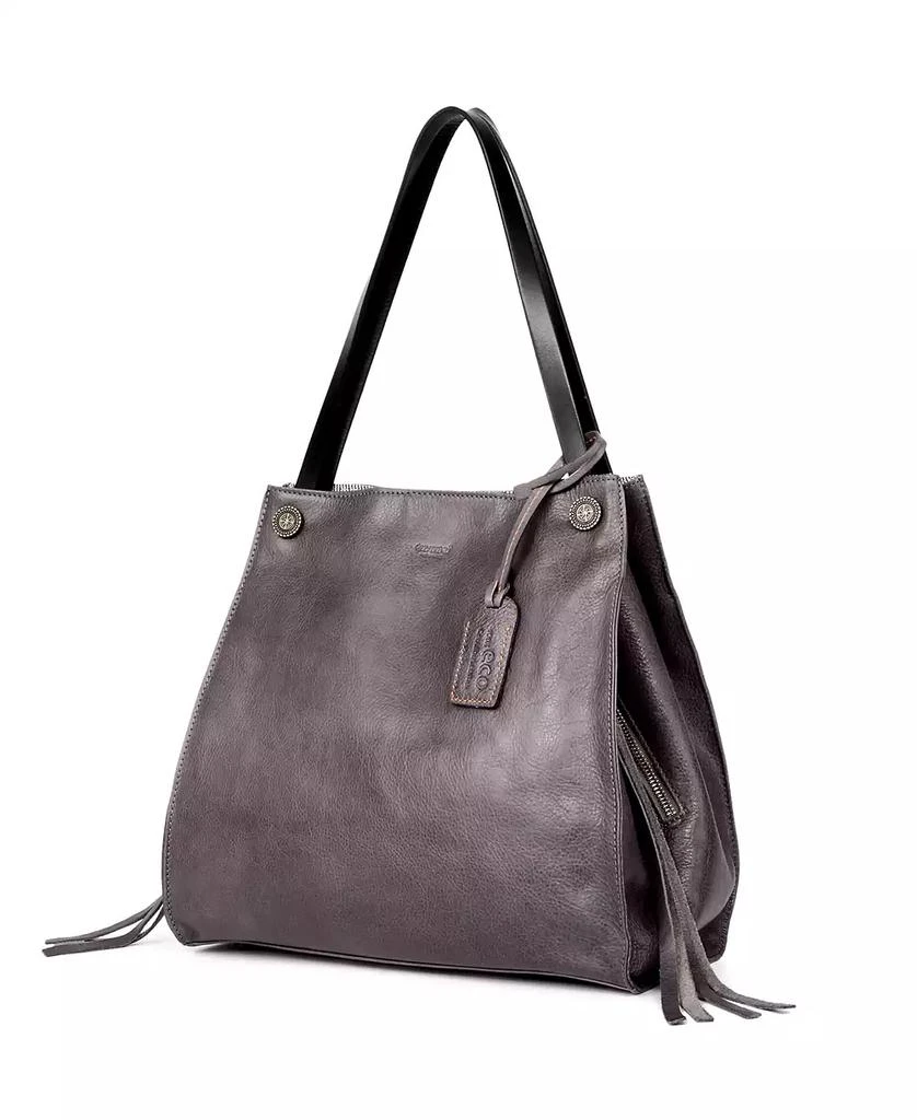 OLD TREND Women's Genuine Leather Daisy Tote Bag 5