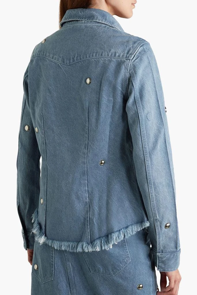 Marques Almeida Frayed studded denim shirt 3