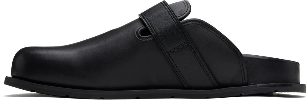 Coach Black Buckle Clogs 3
