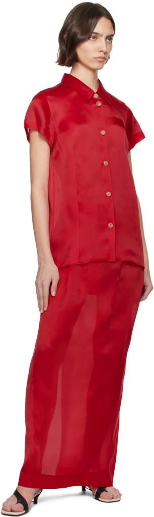 Khaite Red Keefe Shirt 4