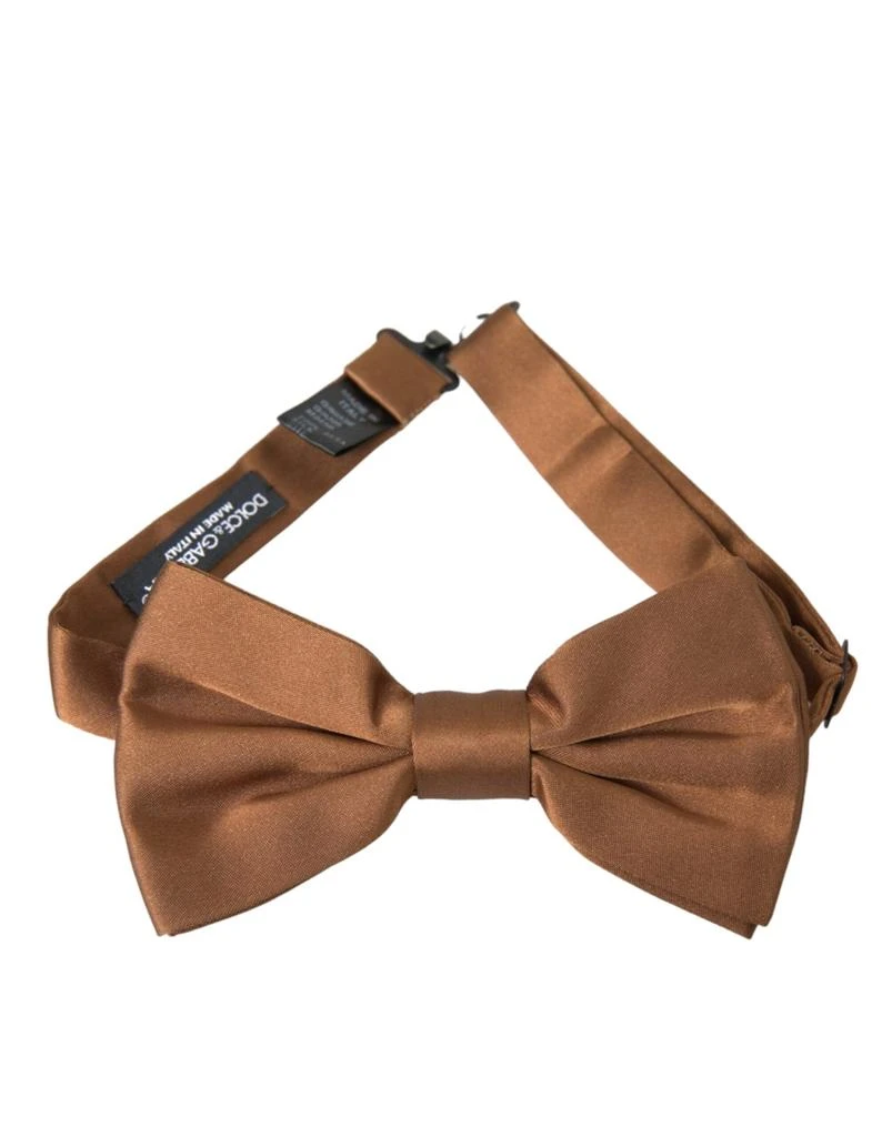 Dolce & Gabbana Silk Adjustable Neck Men Bow Men's Tie 1