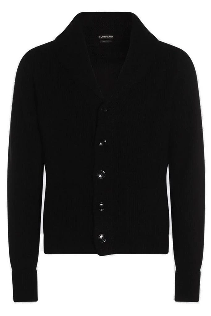 Tom Ford Tom Ford V-Neck Buttoned Cardigan from Cettire
