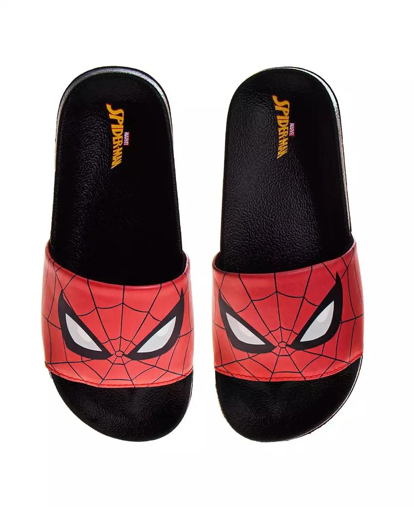 Spider-Man Little and Big Boys Slip On Flat Slides 1