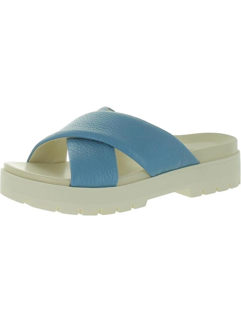 VIONIC Vesta Womens Criss-Cross Front Slip On Platform Sandals 5