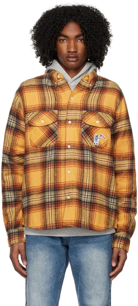 Billionaire Boys Club Orange Check Shirt 1