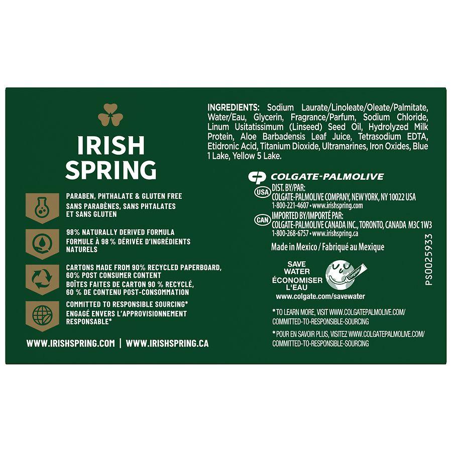Irish Spring Deodorant Bar Soap for Men Aloe Mist