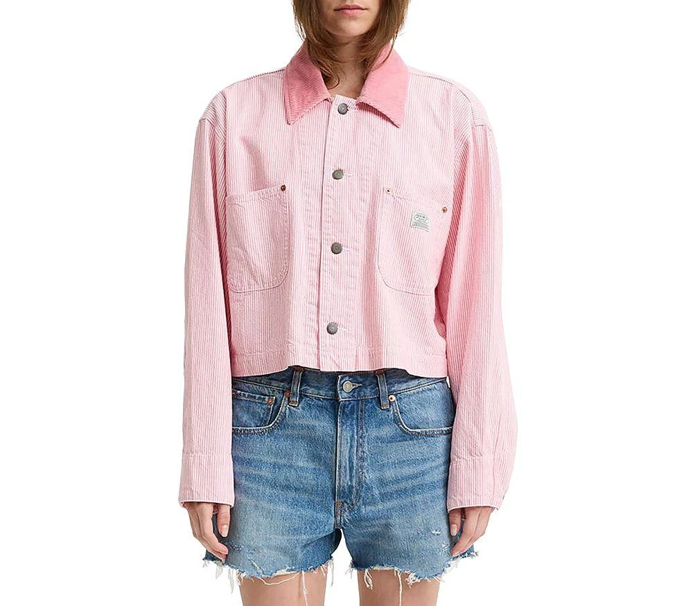 Denimist Cropped Chore Jacket 1