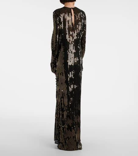 JOHANNA ORTIZ Sequined silk gown 3