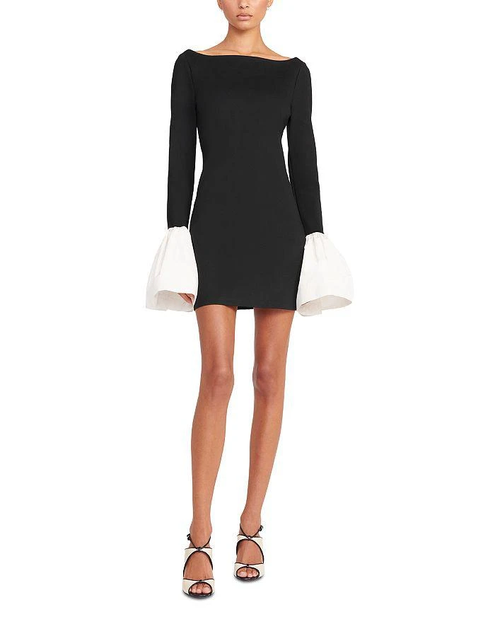 Staud Hawthorne Bell Cuff Mini Dress 4