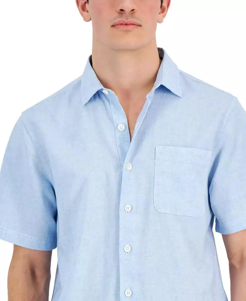 Tommy Bahama Men's Sand Desert Linen Blend Short-Sleeve Button-Down Shirt 3