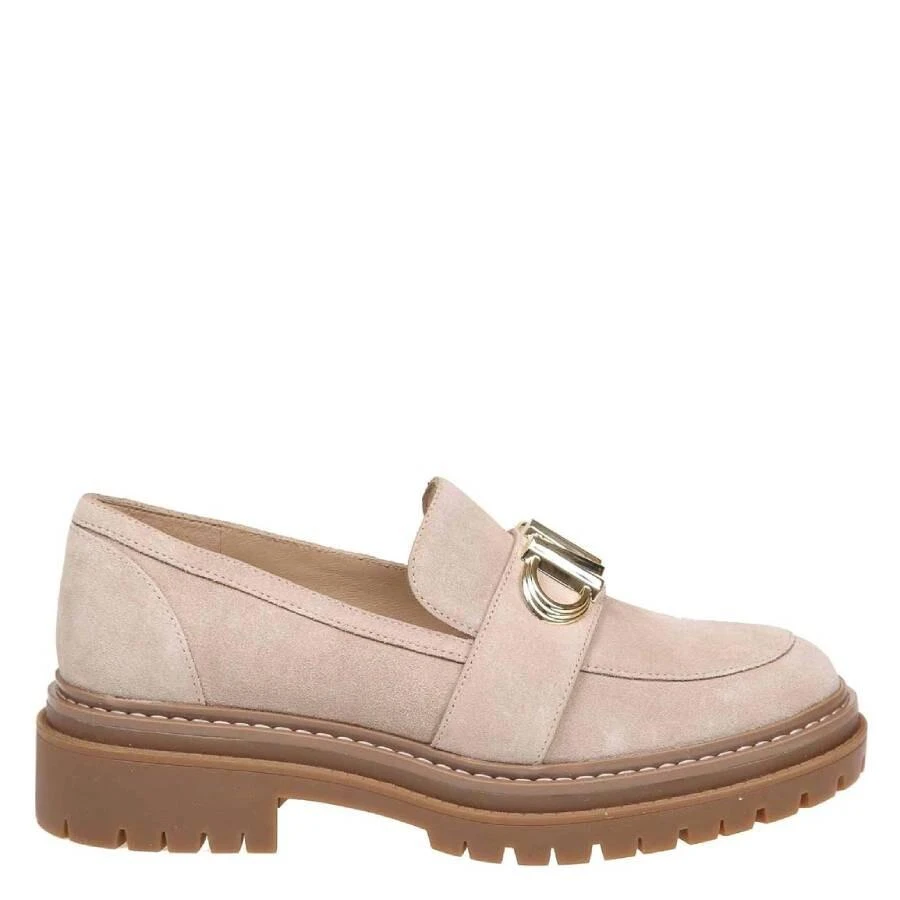 Michael Kors Parker Logo-Plaque Suede Loafers