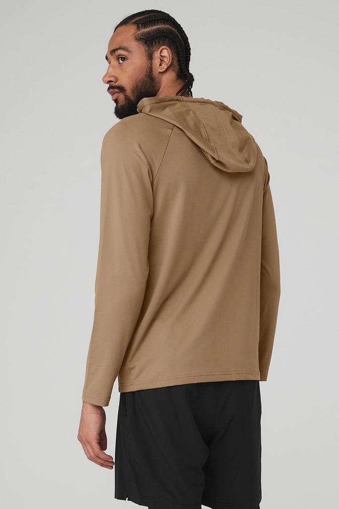 Alo Yoga The Conquer Hoodie - Gravel