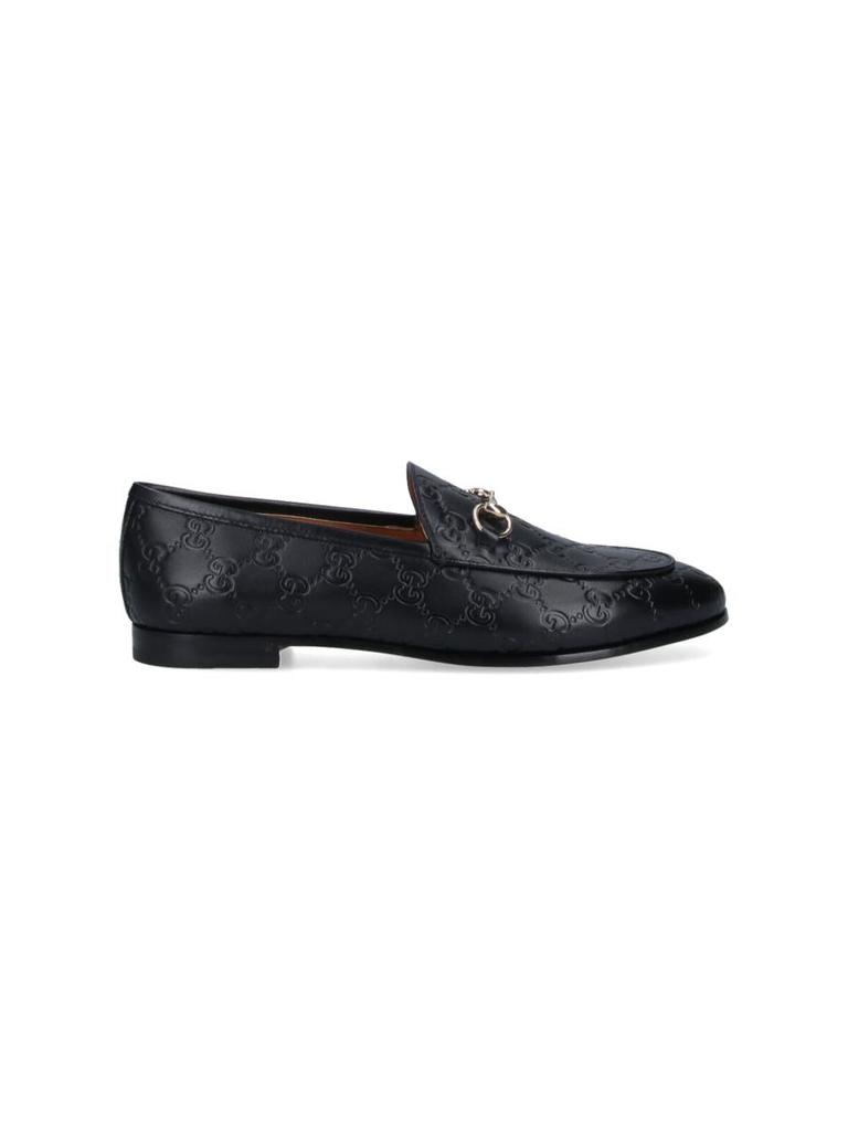 バレエシューズ GUCCI BLACK LEATHER BALLERINAS 814318_AAEA4_1000_001_100_0000