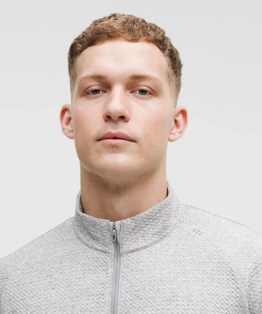 Lululemon Textured Double-Knit Cotton Half Zip 11