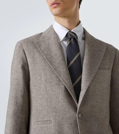 Brunello Cucinelli Striped silk tie 3