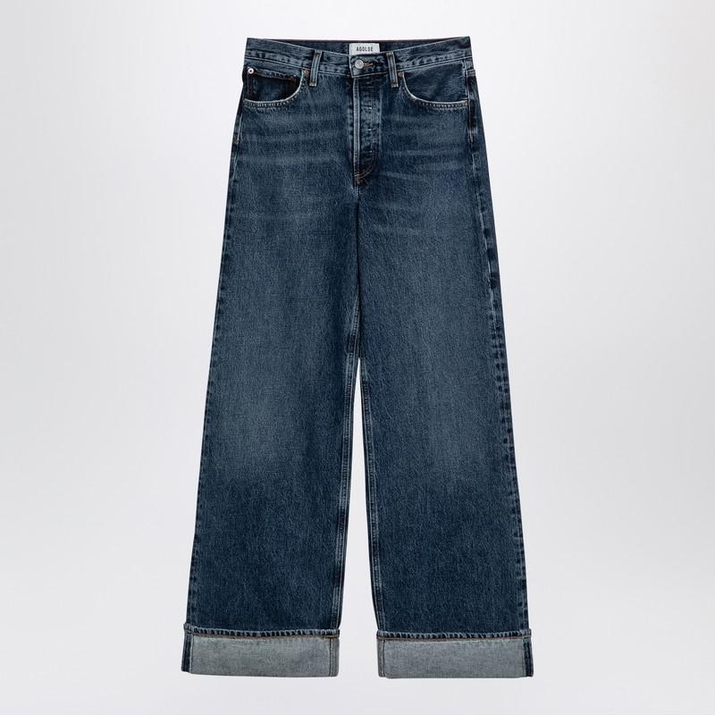 AGOLDE Agolde Dame Wide Ribbed Denim Jeans