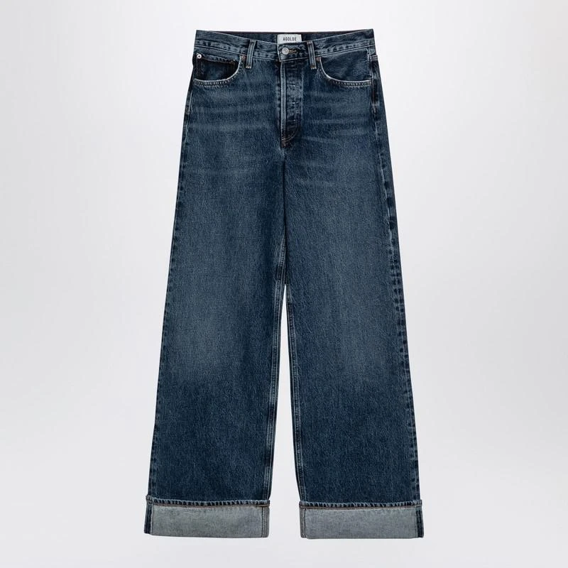 AGOLDE Agolde Dame Wide Ribbed Denim Jeans 1