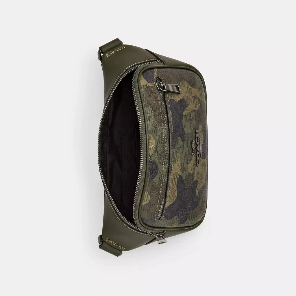 Coach Elias Belt Bag In Signature Camo Print 3