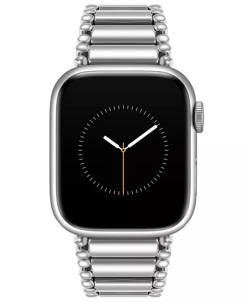 Anne Klein Women's Silver-Tone Tapered Link Band designed for Apple Watch® 42mm (Series 1-3 only) & 44/45/46/49mm (Ultra & Ultra 2)