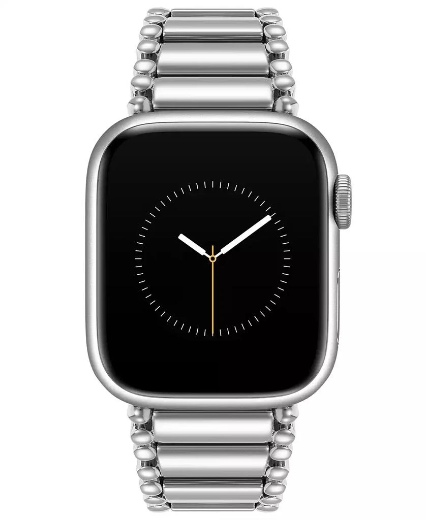 Anne Klein Women's Silver-Tone Tapered Link Band designed for Apple Watch® 42mm (Series 1-3 only) & 44/45/46/49mm (Ultra & Ultra 2) 1