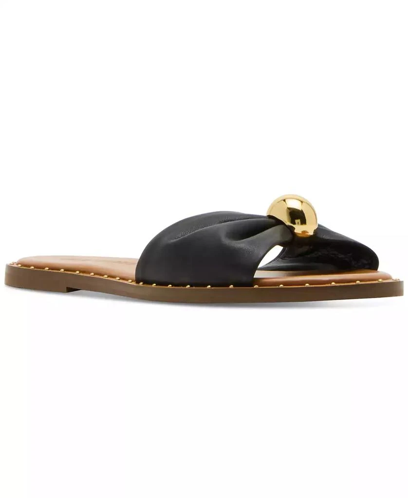 Steve Madden Women's Dipsy Knotted Embellished Slide Sandals 1