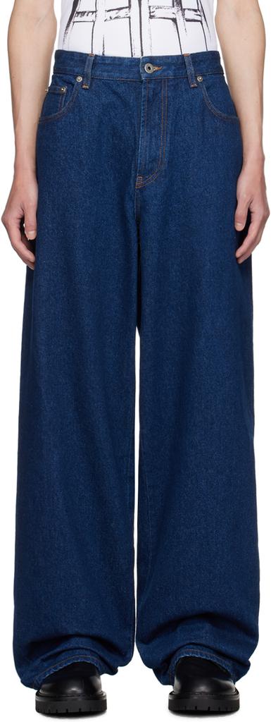 [RECTO] / ☆ 24FW VINCENT STRAIGHT FIT DENIM PANTS / BLUE Shop Blue Vincent Straight Fit Jeans on Sale at BeyondStyle