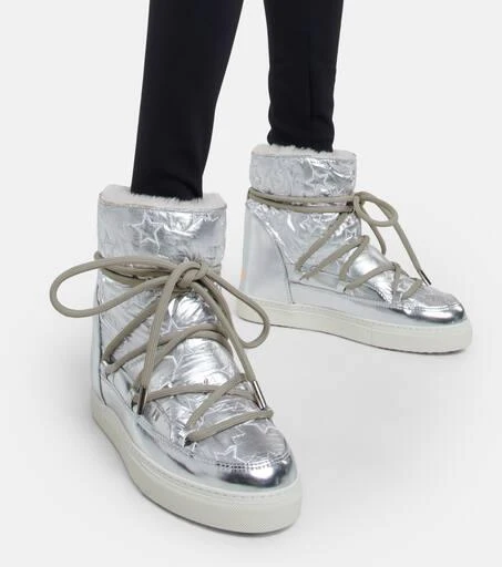 INUIKII Sneaker Star Wedge metallic snow boots 6