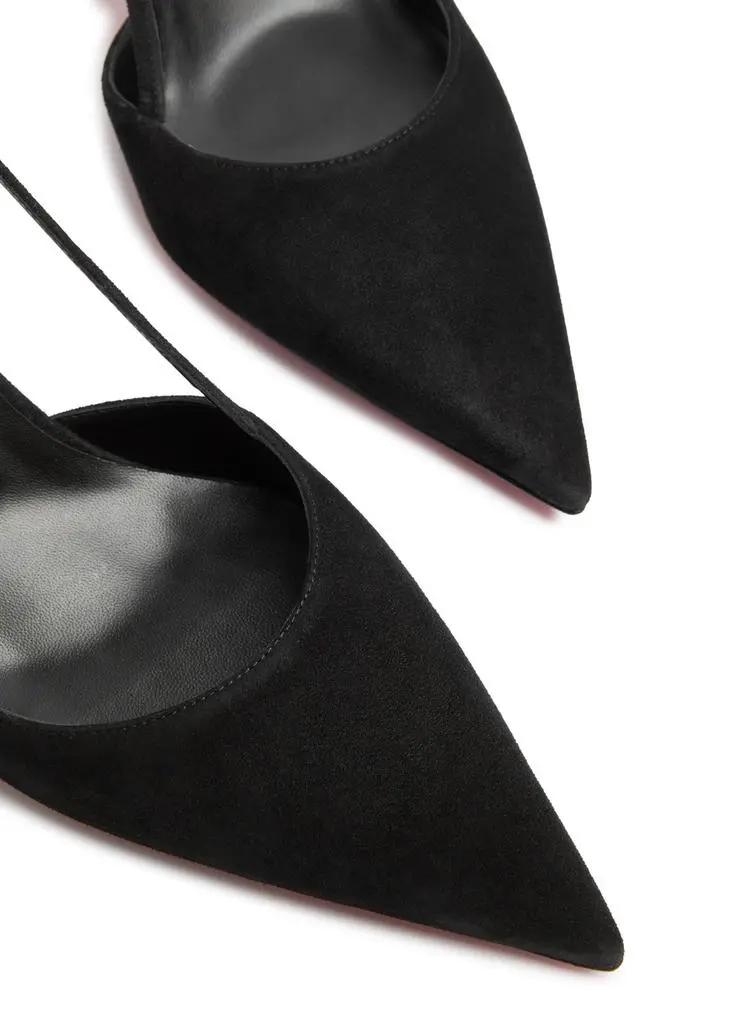 Christian Louboutin Condoroline 55 suede slingback pumps 3