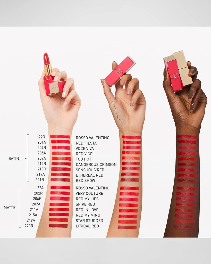Valentino Satin Rosso Valentino Lipstick Refill 2