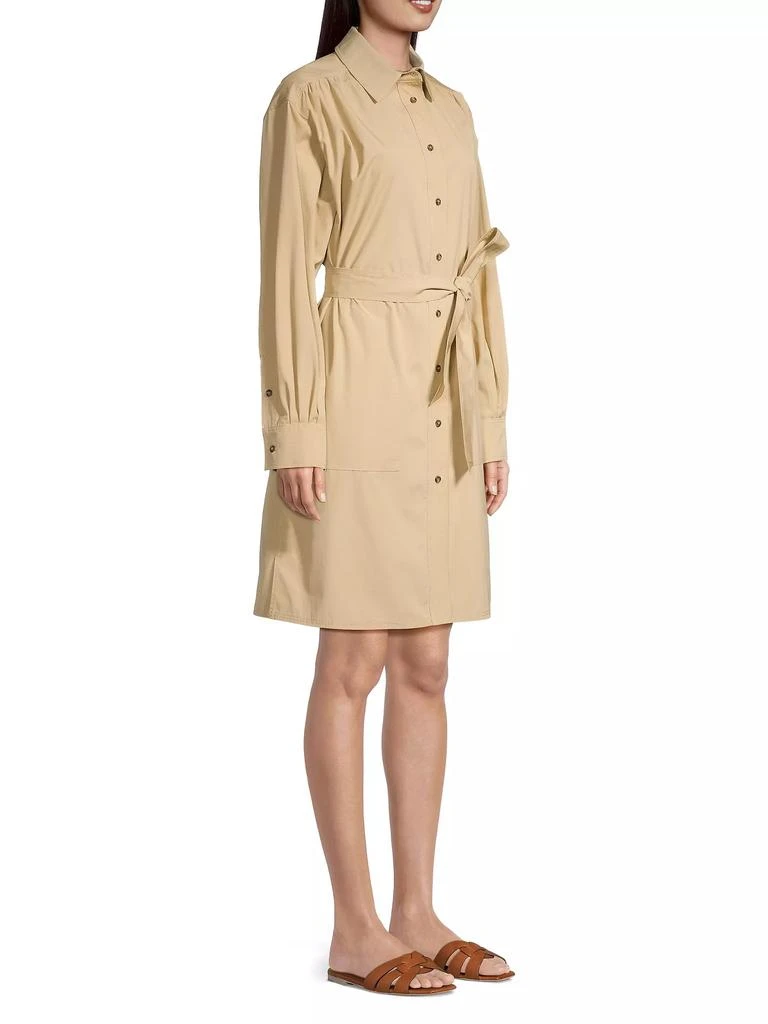 Weekend Max Mara Virgus Cotton Button-Front Mini-Shirtdress 4