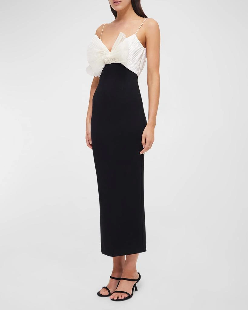 RACHEL GILBERT July Column Dress with Bow Detail 3