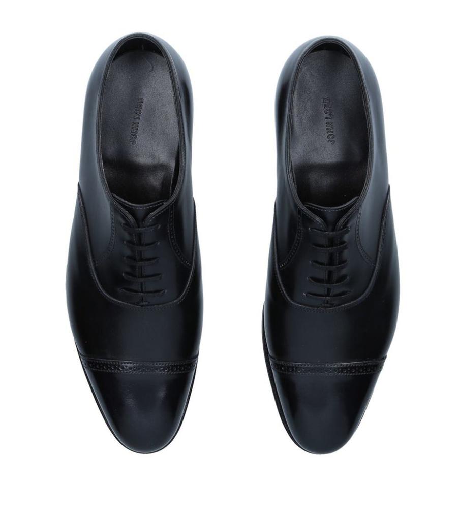 John Lobb Leather Philip Ii Oxford Shoes BLACK 8.5-UK John Lobb Leather Philip Ii Oxford Shoes BLACK 8.5-UK